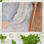 Linge De Cuisine Amedeo Modigliani - Portrait Jeanne Hebuterne #3 (Plié)