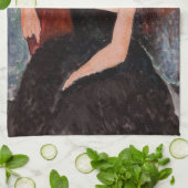 Linge De Cuisine Amedeo Modigliani - Robe de soirée pour filles rou (Plié)