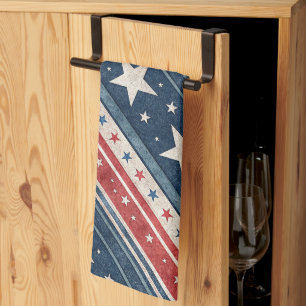 Linge De Cuisine Américaine/Étoiles Rayures/Patriotique