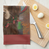 Linge De Cuisine American Cocker Spaniel  (Quart Plié)