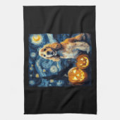 Linge De Cuisine American Cocker Spaniel Cute Dog Halloween Jack O (Vertical)