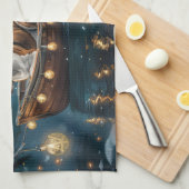 Linge De Cuisine American English Foxhound Christmas Festive Voyage (Quart Plié)