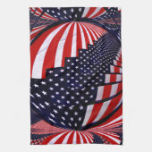 Linge De Cuisine American Flag-Unity & Love_ (Vertical)