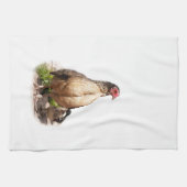 Linge De Cuisine American Game Hen et poulets de bébé (Horizontal)