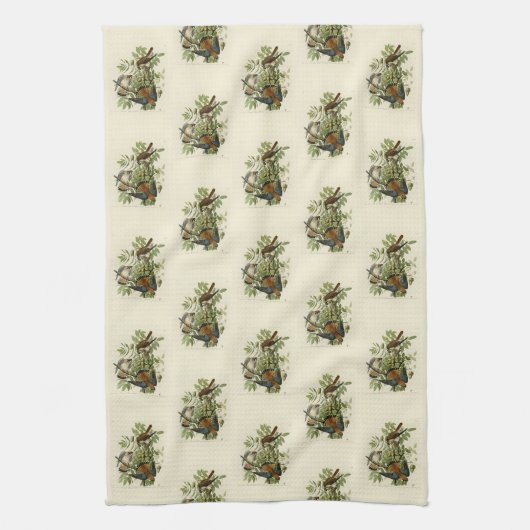 Linge De Cuisine American Sparrow Hawk - Audubon's Birds of America (Vertical)