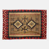 Linge De Cuisine Amérindien. Conception sans initiaux (Horizontal)