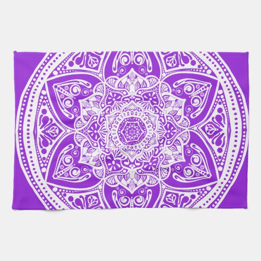 Linge De Cuisine Amethyst Mandala (Horizontal)