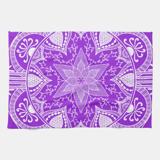 Linge De Cuisine Amethyst Mandala (Horizontal)