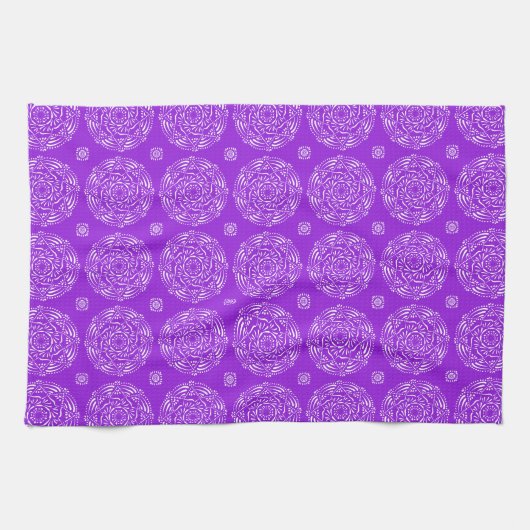 Linge De Cuisine Amethyst Mandala (Horizontal)