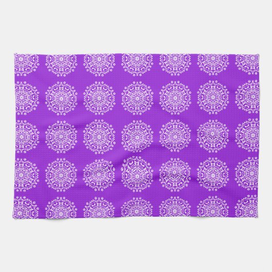 Linge De Cuisine Amethyst Mandala (Horizontal)