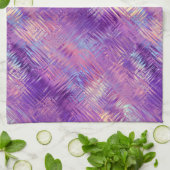 Linge De Cuisine Améthyste Purple Crystal Gel Texture (Plié)