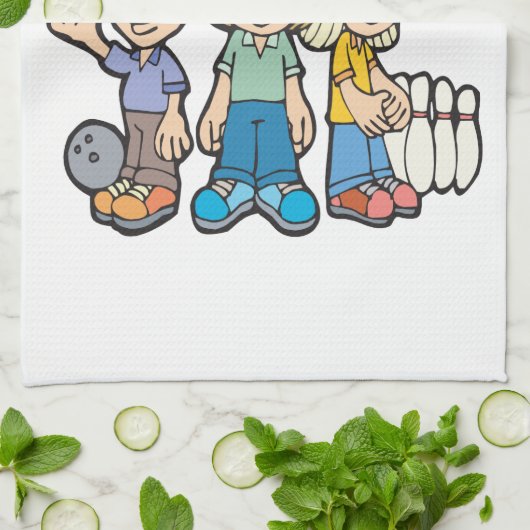 Linge De Cuisine Amis de bowling (Plié)