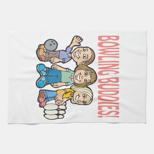 Linge De Cuisine Amis de bowling (Horizontal)