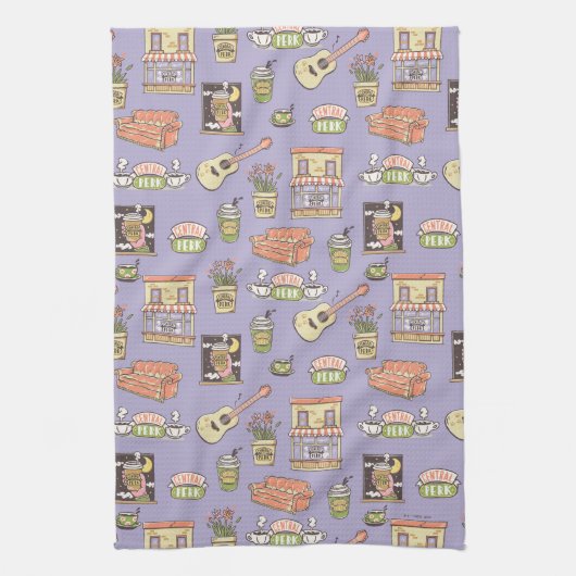 Linge De Cuisine AMIS™ | Motif d'icône violet (Vertical)