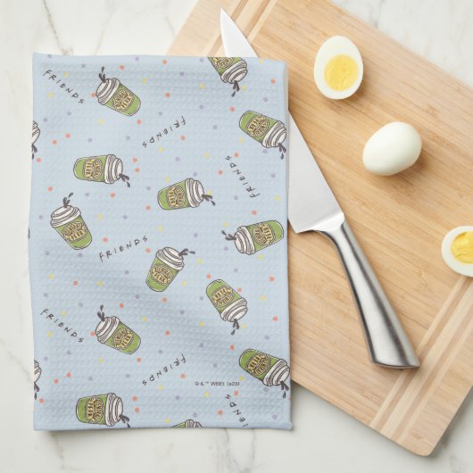 Linge De Cuisine AMIS™ | Polka Dot Central Perk Motif (Quart Plié)