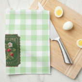 Linge De Cuisine Amit one -fraise (Quart Plié)