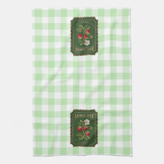 Linge De Cuisine Amit one -fraise (Vertical)