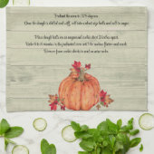 Linge De Cuisine Amitié Automne Orange Citrouilles Feuilles automna (Plié)