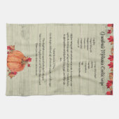 Linge De Cuisine Amitié Automne Orange Citrouilles Feuilles automna (Horizontal)