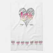 Linge De Cuisine amour (Vertical)