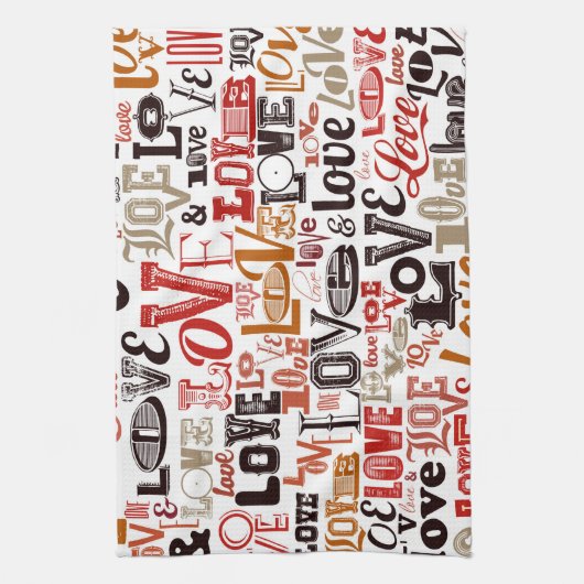 Linge De Cuisine Amour 1 (Vertical)