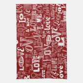 Linge De Cuisine Amour 5 (Vertical)