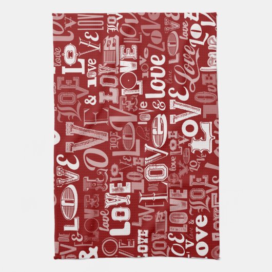 Linge De Cuisine Amour 5 (Vertical)