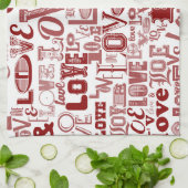 Linge De Cuisine Amour 6 (Plié)