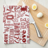 Linge De Cuisine Amour 6 (Quart Plié)