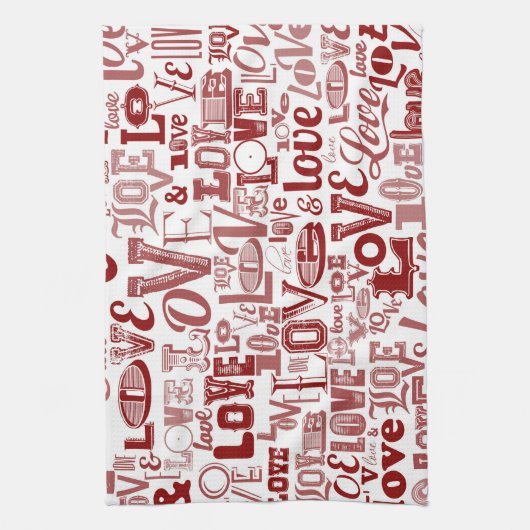 Linge De Cuisine Amour 6 (Vertical)