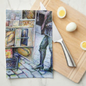 Linge De Cuisine Amour avec les problèmes, et en difficulté avec l' (Quart Plié)