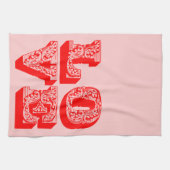 Linge De Cuisine AMOUR carrée (Horizontal)