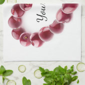 Linge De Cuisine Amour cerise (Plié)