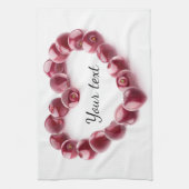 Linge De Cuisine Amour cerise (Vertical)