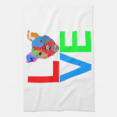 Linge De Cuisine Amour de Pitbull (Vertical)