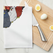 Linge De Cuisine Amour de poulet (Quart Plié)
