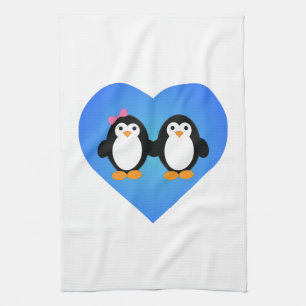 Linge De Cuisine Amour des pingouins