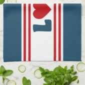 Linge De Cuisine Amour design (Plié)