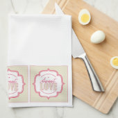 Linge De Cuisine Amour doux (Quart Plié)