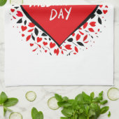 Linge De Cuisine Amour infini pour la Saint-Valentin (Plié)