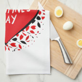 Linge De Cuisine Amour infini pour la Saint-Valentin (Quart Plié)