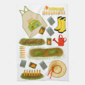 Linge De Cuisine Amour jardiner (Vertical)