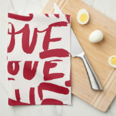 Linge De Cuisine Amour par Sommer Hamilton (Quart Plié)