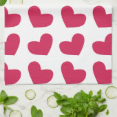 Linge De Cuisine Amour Rose Amour Coeur (Plié)