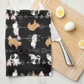 Linge De Cuisine Amoureux des chats (Quart Plié)