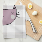 Linge De Cuisine Amoureux des chats Whimsical Purrfect Buffalo Plai (Quart Plié)