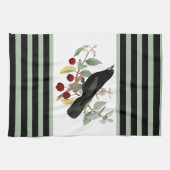 Linge De Cuisine Amoureux des oiseaux Merle (Horizontal)