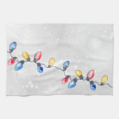 Linge De Cuisine Ampoules de Noël, Lumières à cordes, Vacances (Horizontal)