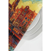 Linge De Cuisine Amsterdam canal maisons de style van Gogh