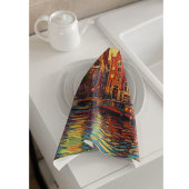 Linge De Cuisine Amsterdam canal maisons de style van Gogh